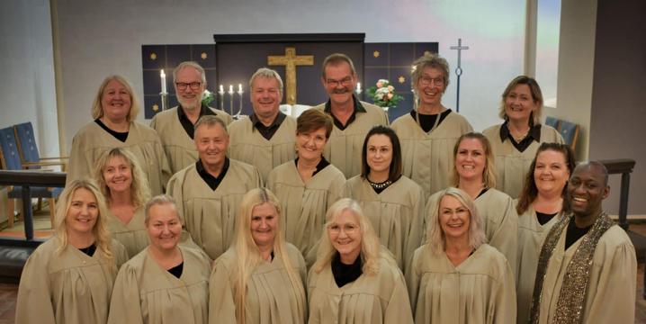 Bilde/illustrasjon for Gudsteneste med gospelkor Gudsteneste med gospelkor