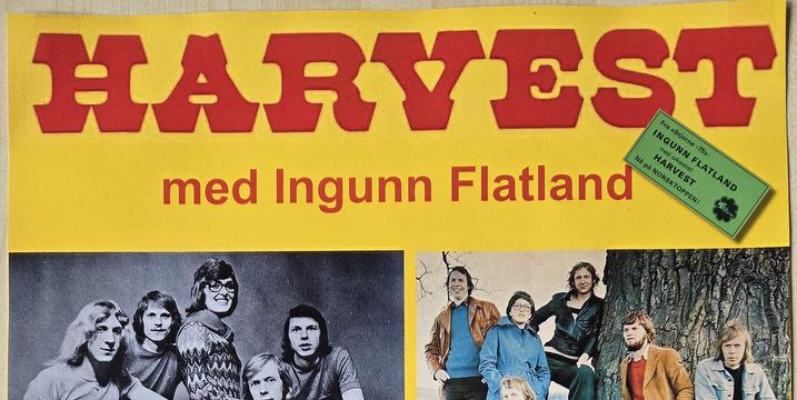 Bilde/illustrasjon for HARVEST med Ingunn Flatland spiller til dans HARVEST med Ingunn Flatland spiller til dans